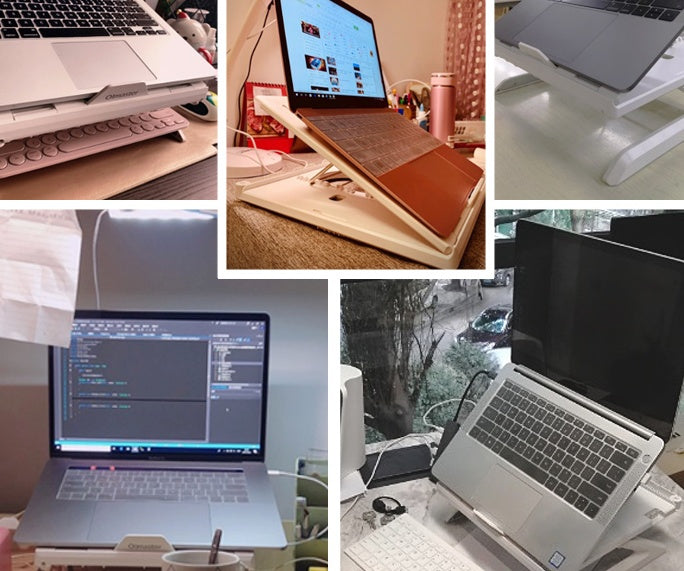 Foldable Laptop & Phone Stand