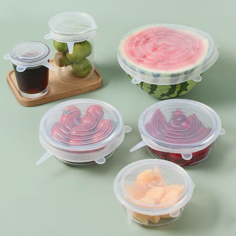 Silicone Stretch Lids (Set of 6)