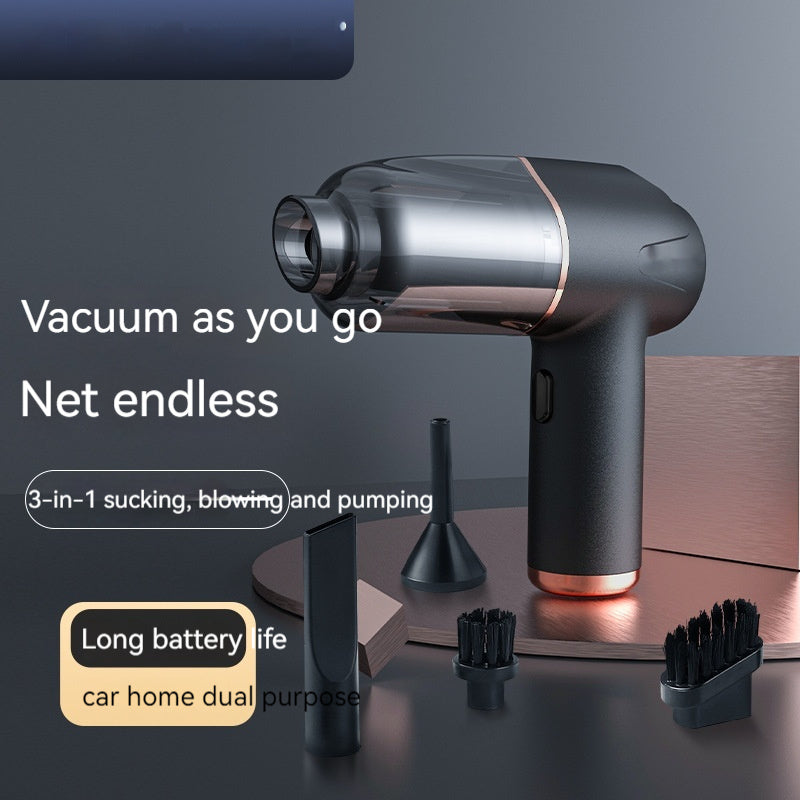 Turbo-Clean™ Mini Vacuum – Cordless Power for Car & Home