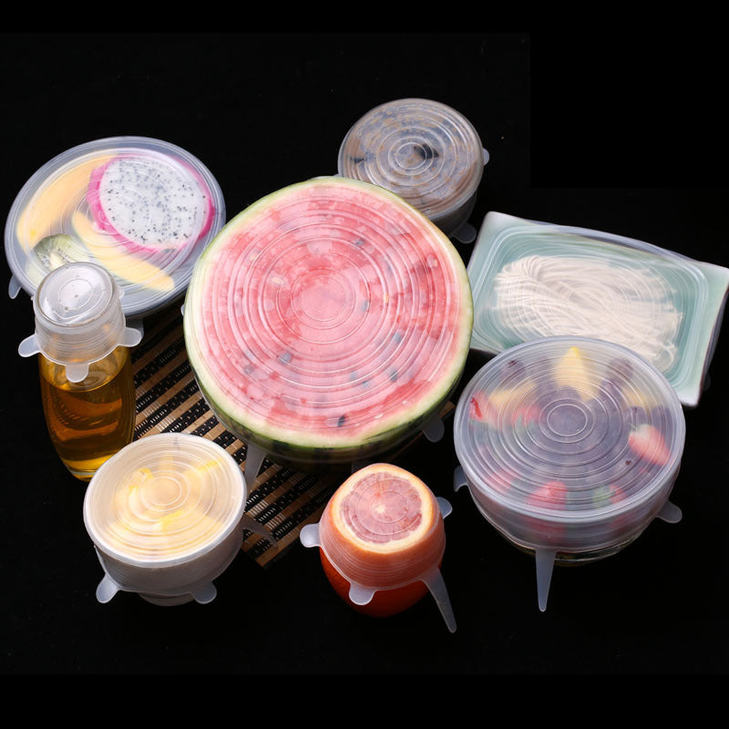 Silicone Stretch Lids (Set of 6)