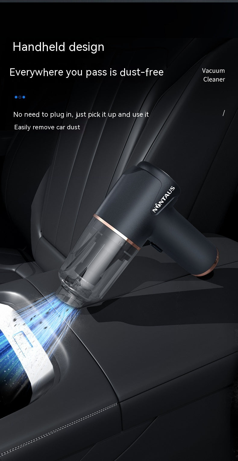 Turbo-Clean™ Mini Vacuum – Cordless Power for Car & Home