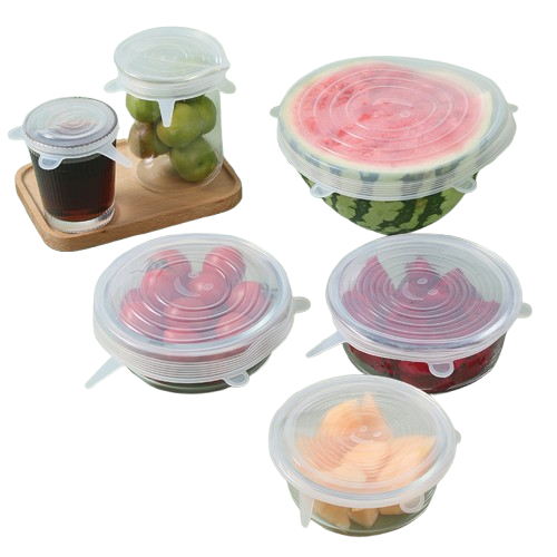 Silicone Stretch Lids (Set of 6)