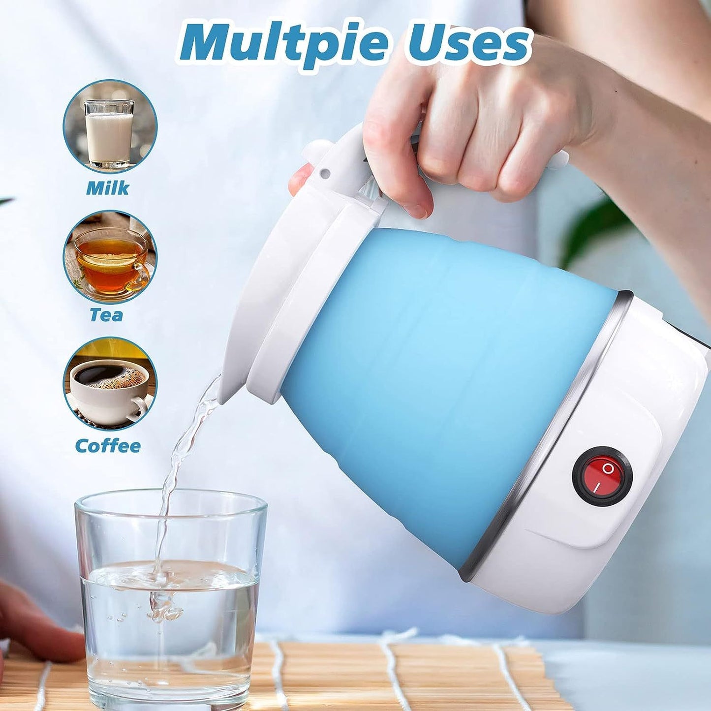 Foldable Travel Electric Kettle