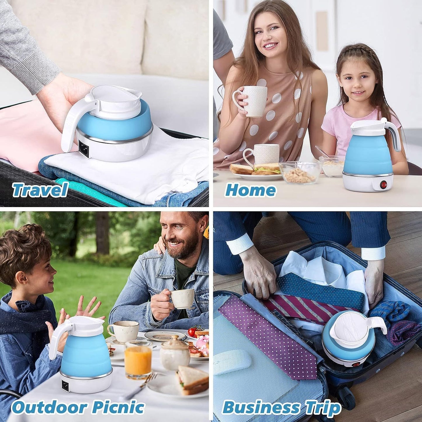 Foldable Travel Electric Kettle