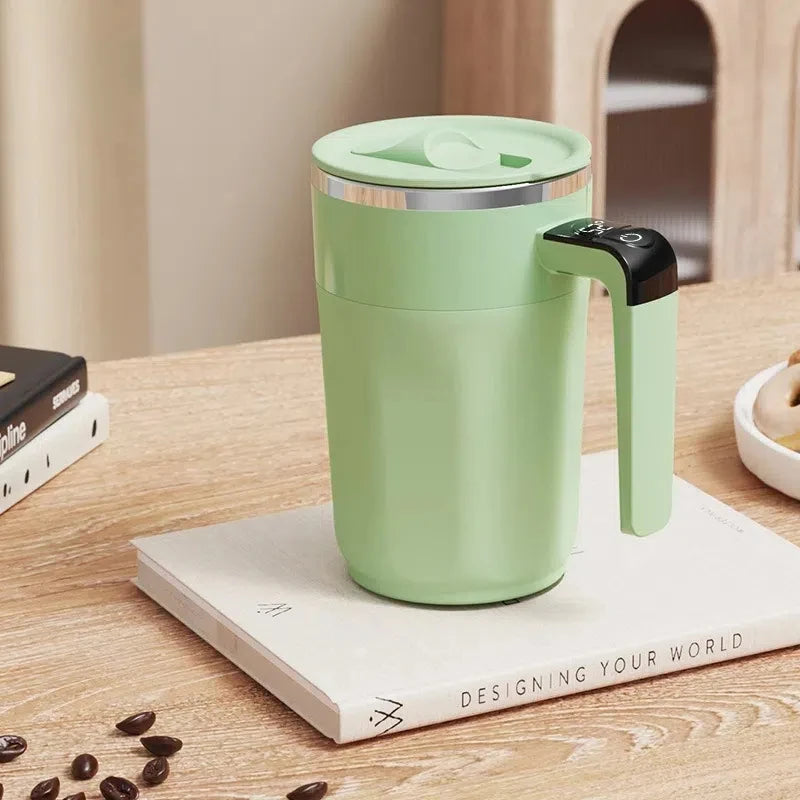 Self-Stirring Mug With Temperature Display