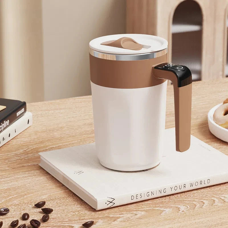 Self-Stirring Mug With Temperature Display